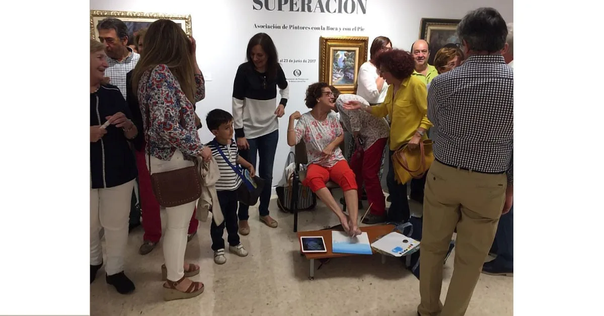 Asociación de Pintores con la Boca y con el Pie