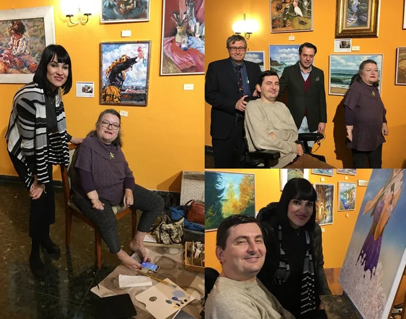 Asociación de Pintores con la Boca y con el Pie