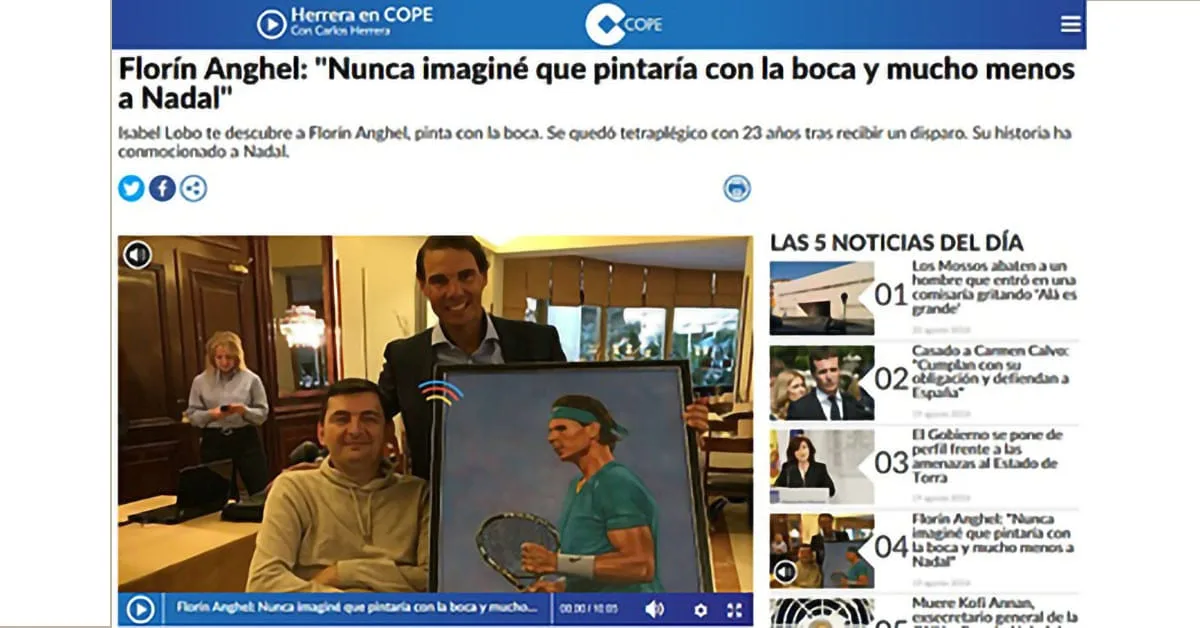 Asociación de Pintores con la Boca y con el Pie