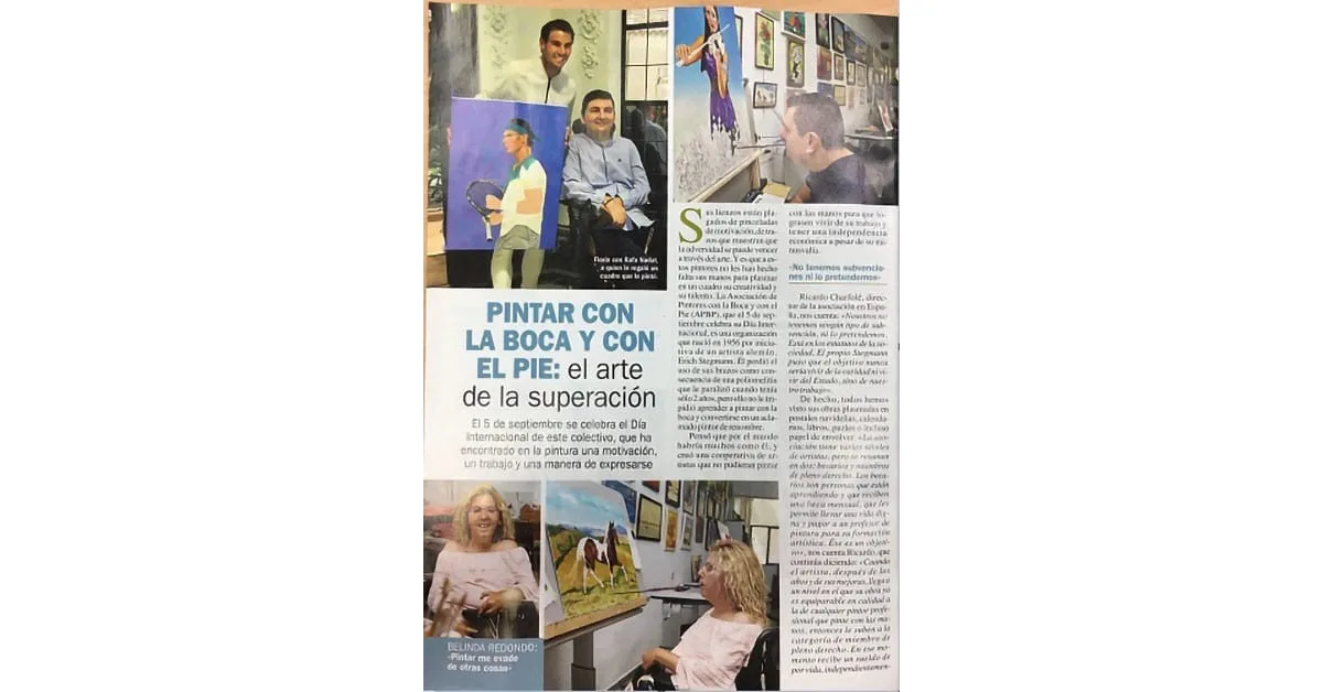Asociación de Pintores con la Boca y con el Pie