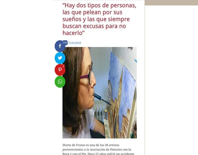 Asociación de Pintores con la Boca y con el Pie