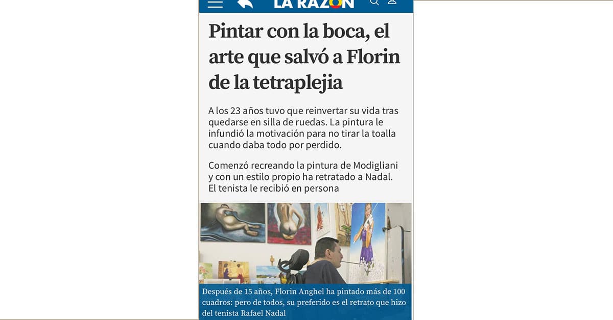 El diario La Razón entrevista a Florín Anghel