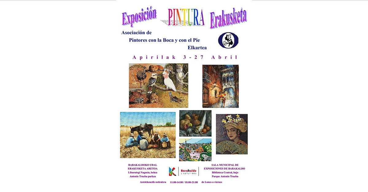 Exposición Internacional de Pintores Boca Pie en Barakaldo