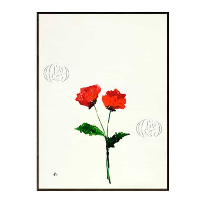 "Dos flores rojas" de Revital SHELUBSKY
