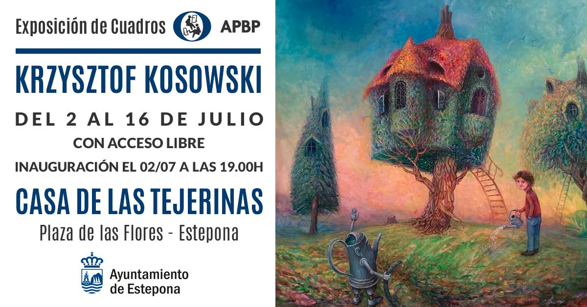 Exposición de pintura de Krzysztof Kosowski en Estepona
