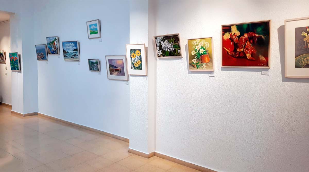 Exposición Asociación Pintores con la Boca y con el Pie en Granada