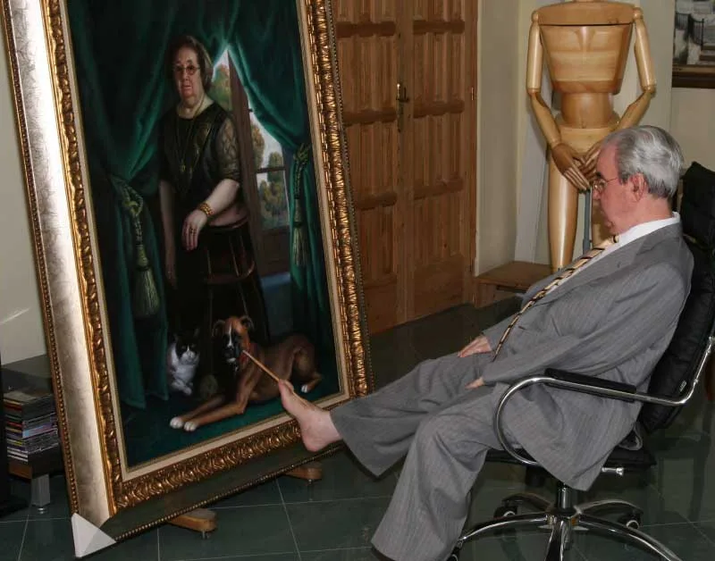 Asociación de Pintores con la Boca y con el Pie