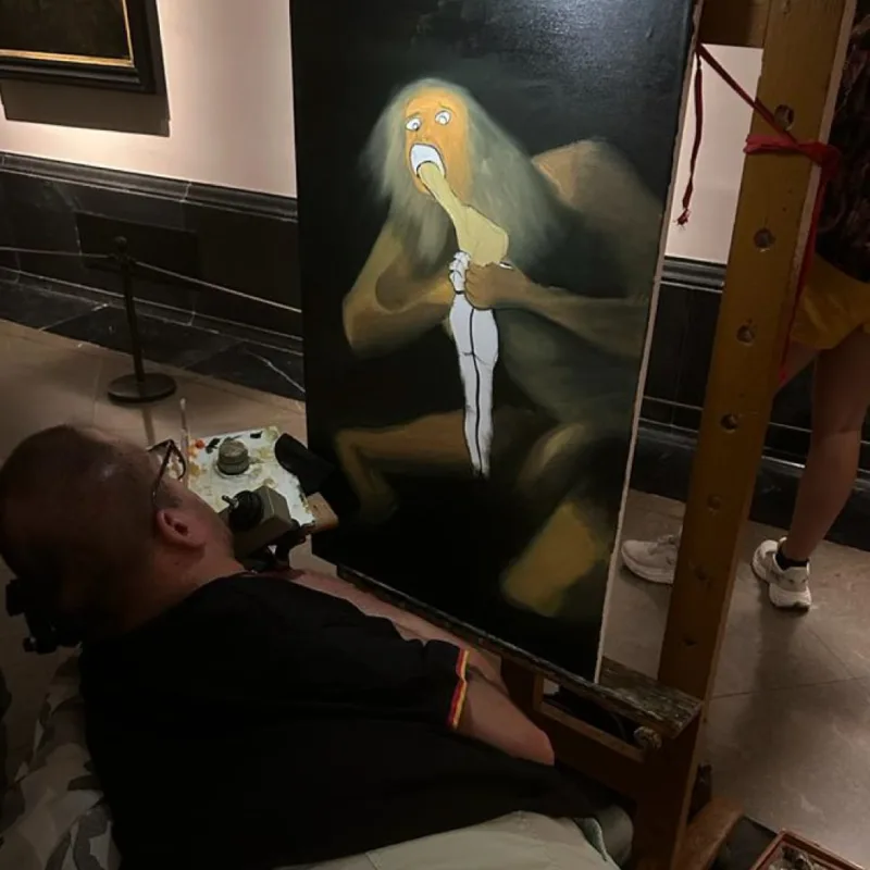 Asociación de Pintores con la Boca y con el Pie