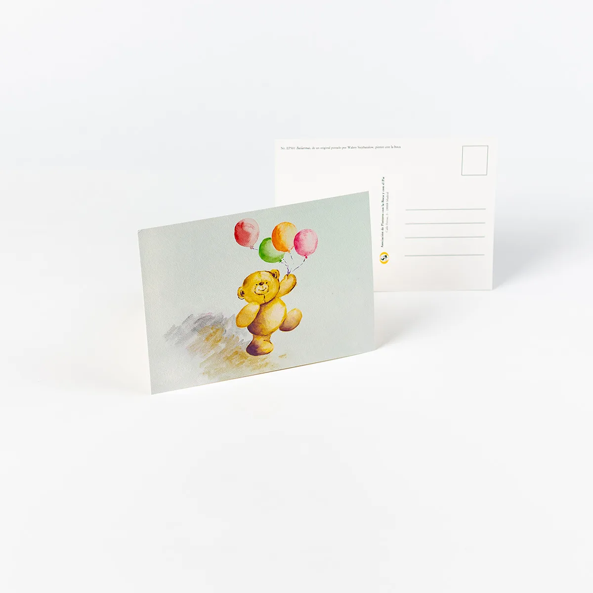 Tarjetas de primavera Asociación de Pintores con la Boca y con el Pie