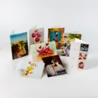 Tarjetas de primavera Asociación de Pintores con la Boca y con el Pie