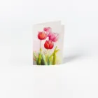 Tarjetas de primavera Asociación de Pintores con la Boca y con el Pie