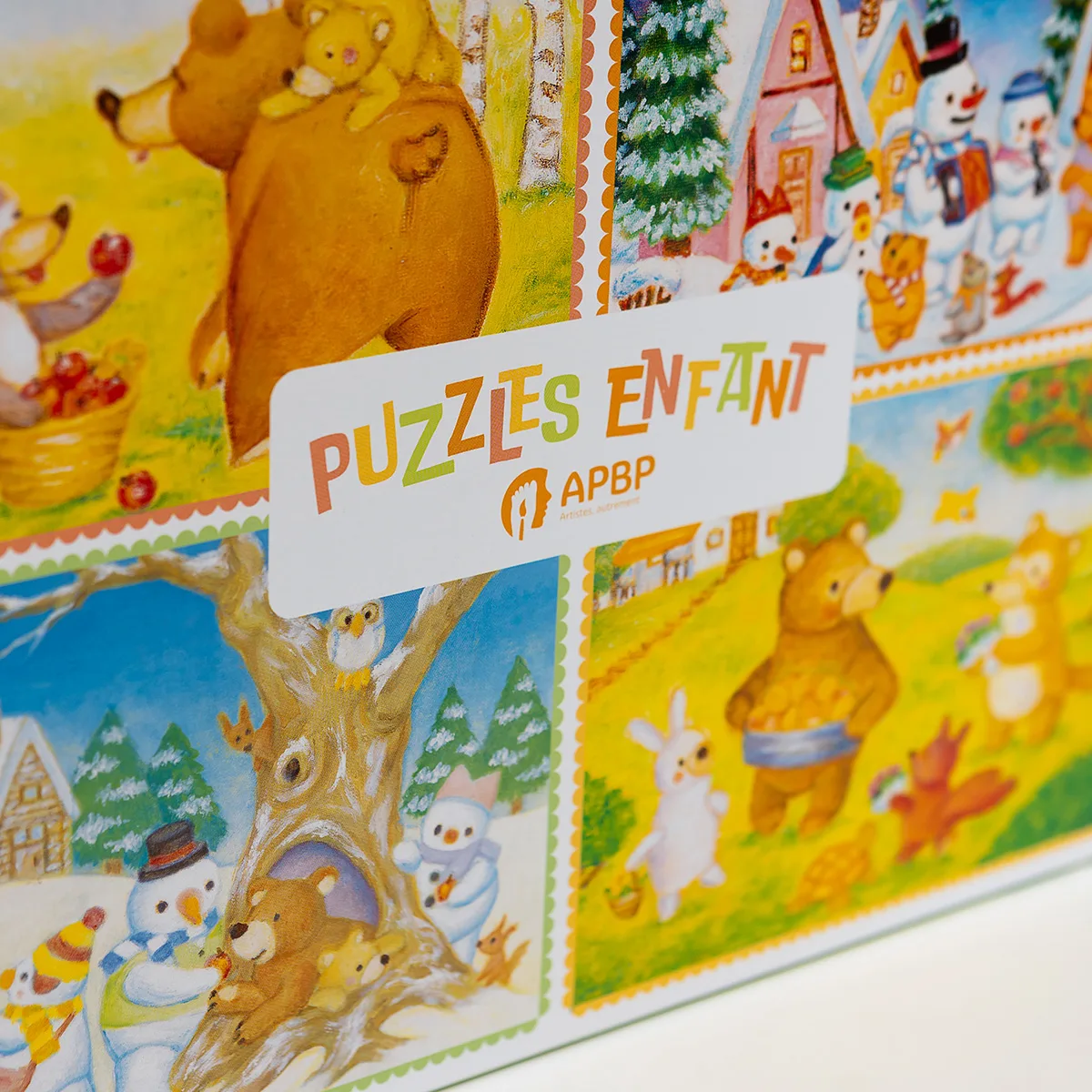 Puzzle Infantil Asociación de Pintores con la Boca y con el Pie
