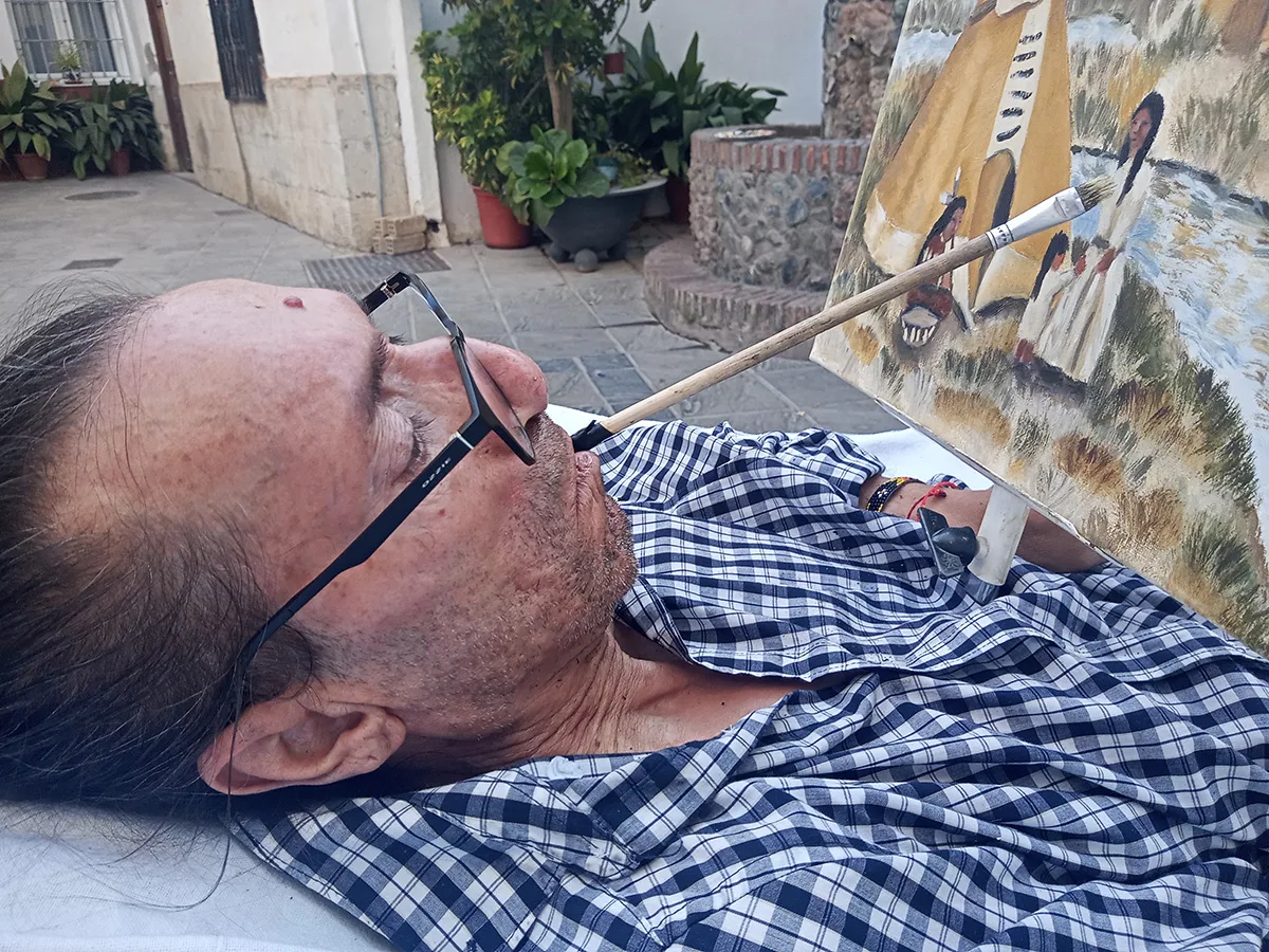 Jose Antonio Navarro Asociación de Pintores con la Boca y con el Pie